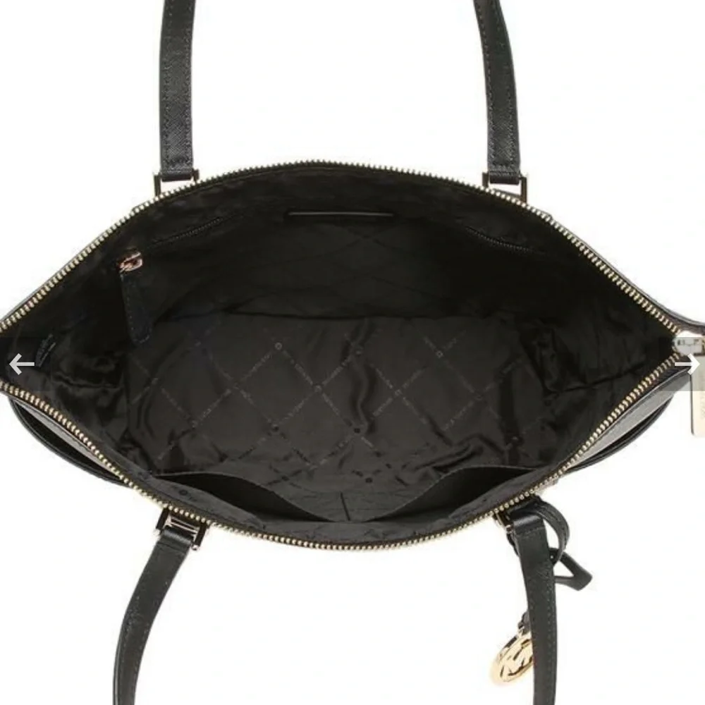 MICHAEL KORS Charlotte Large Leather Top-Zip Tote